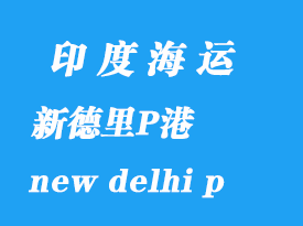 印度海運(yùn)港口：新德里P港（new delhi p ）